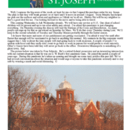 February 11, 2021 Parish Update