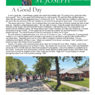 23 September St Joseph Parish Update