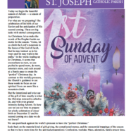 26 November St Joseph Parish Update