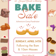 Bake Sale to Support Youth Group trip to Adventure Camp